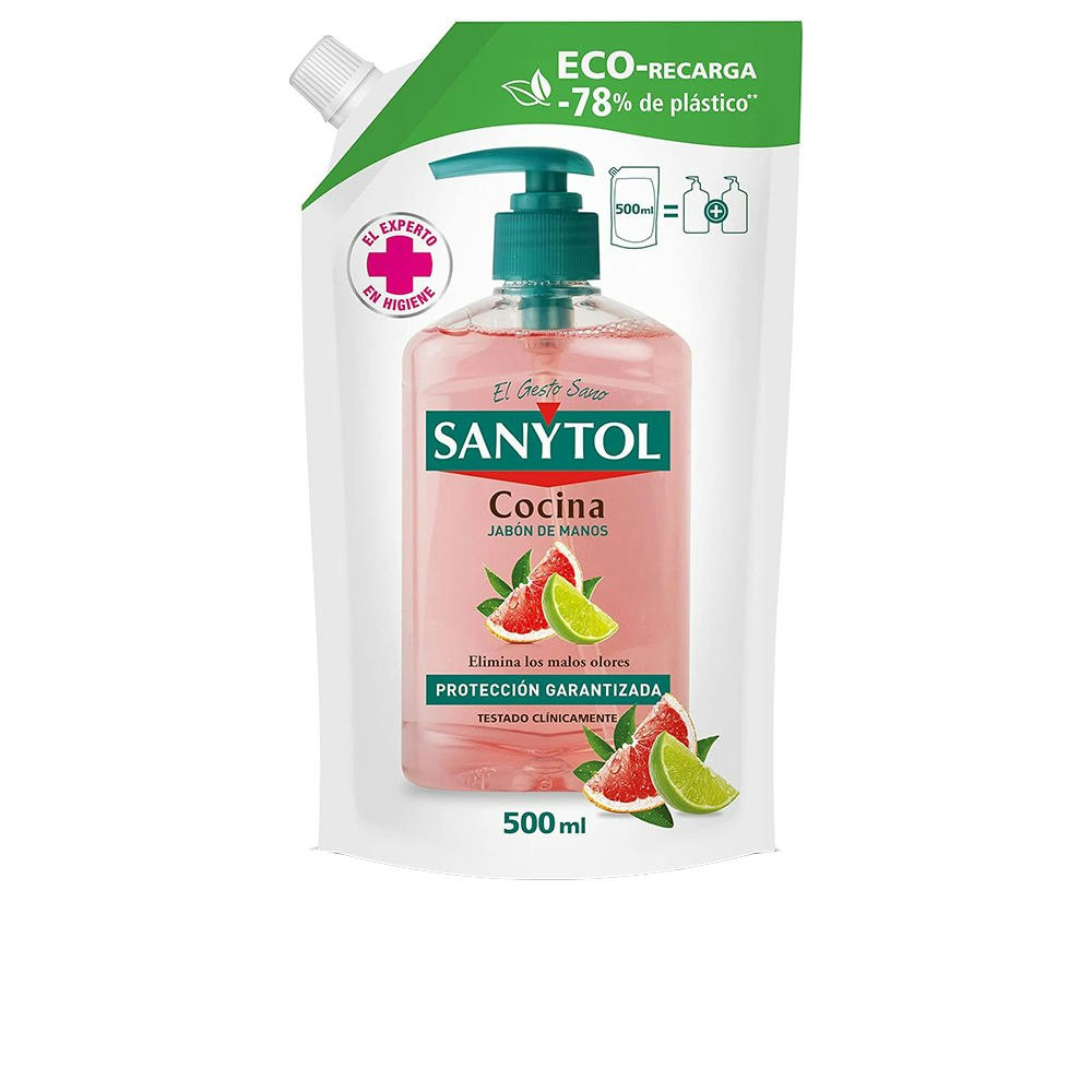 SANYTOL REPLACEMENT ECO antibacterial kitchen soap 500 ml