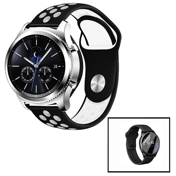 Strap and hydrogel screen protector kit for Watch GT 3 42mm