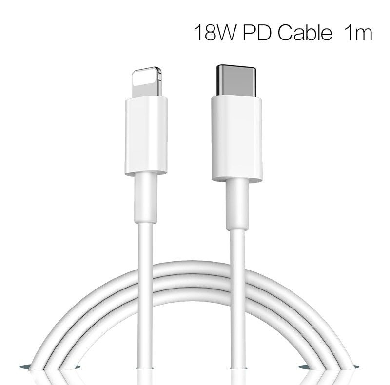 Lightning to USB-C Cable for iPhone with PD and MFi