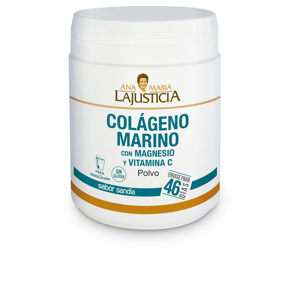 Colágeno marino con magnesio y vitamina C en polvo sabor sandía