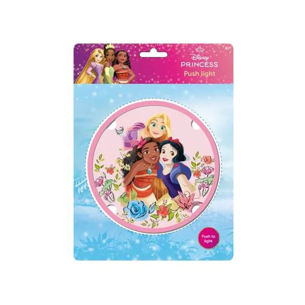 Lámpara LED de empujar Princesas Disney