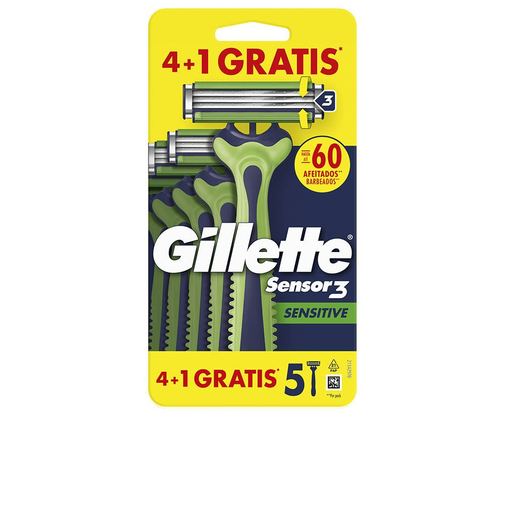 Sensor3 Sensitive cuchillas desechables pack de 5