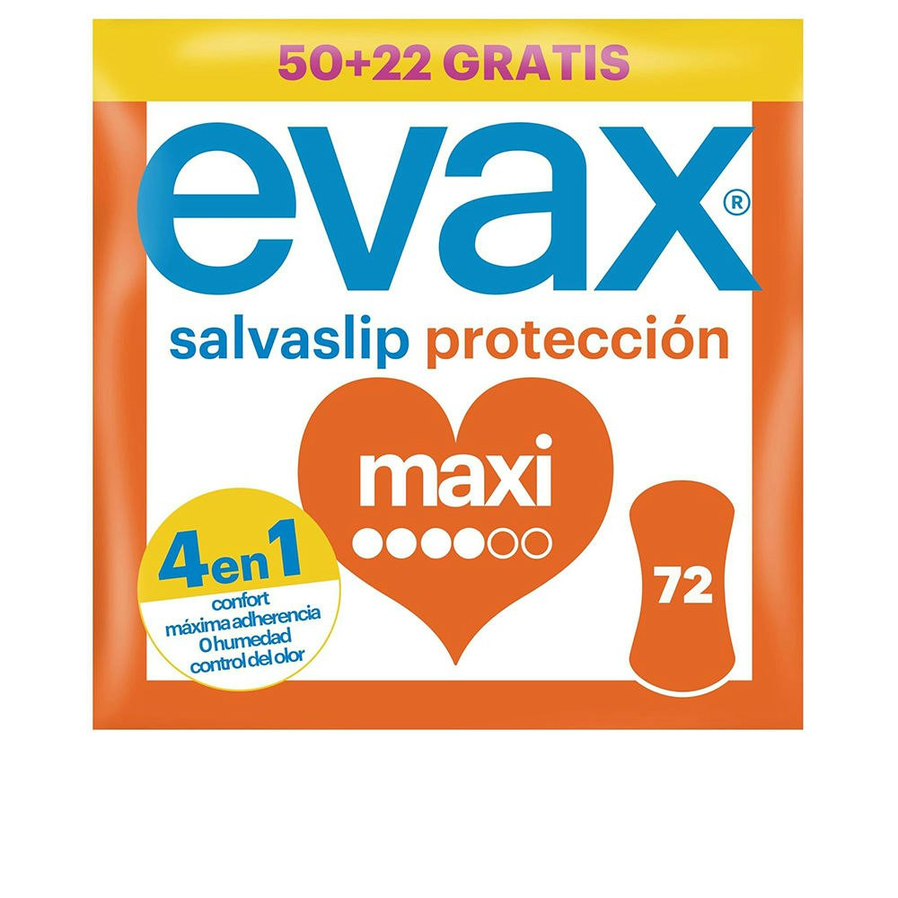 Salvaslips maxi EVAX 72 unidades