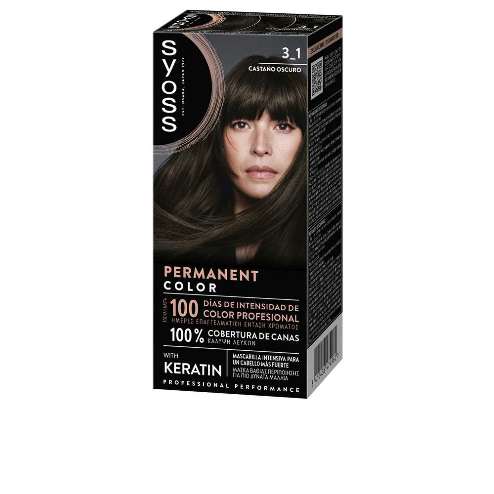 PERMANENT COLOR #3.1-Castaño Oscuro 1 u