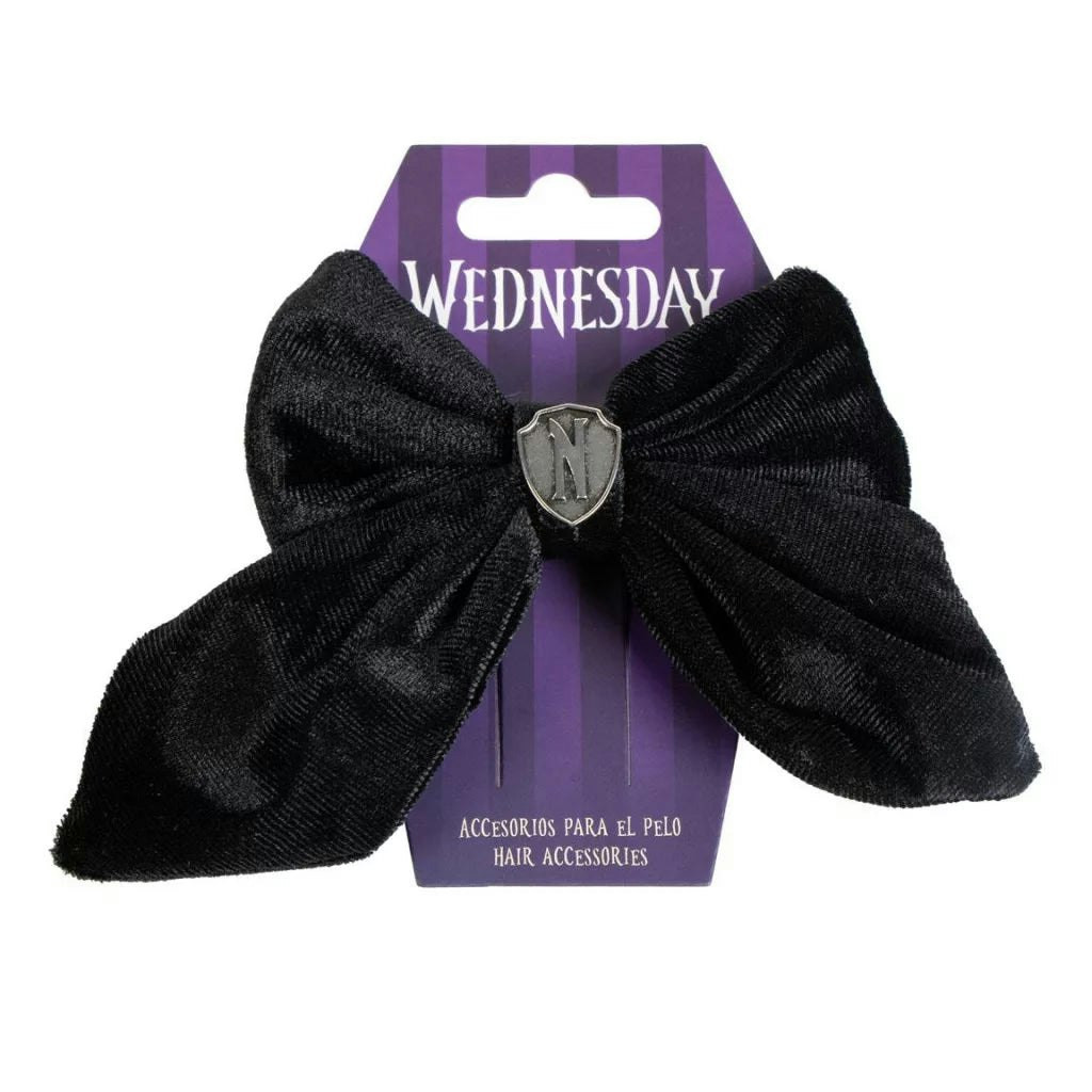 Wednesday-inspired hair bow - Children's hair accessory