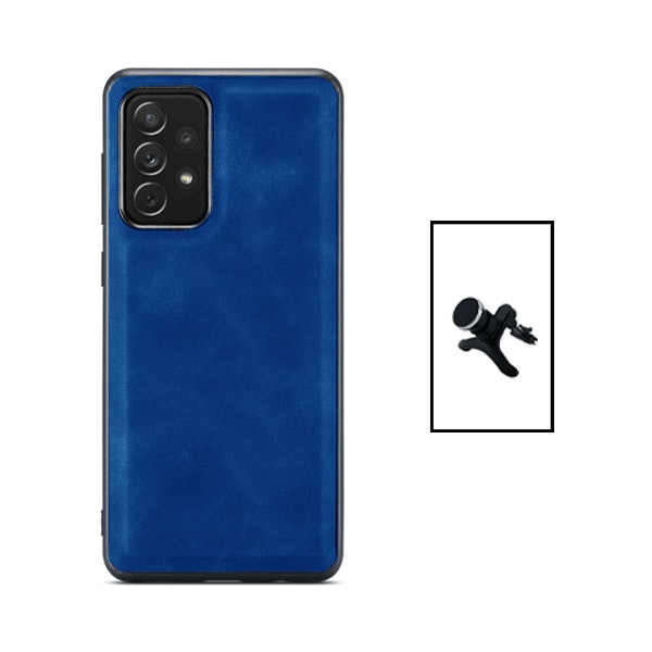 Funda de cuero magnética reforzada y soporte magnético para Samsung Galaxy A52