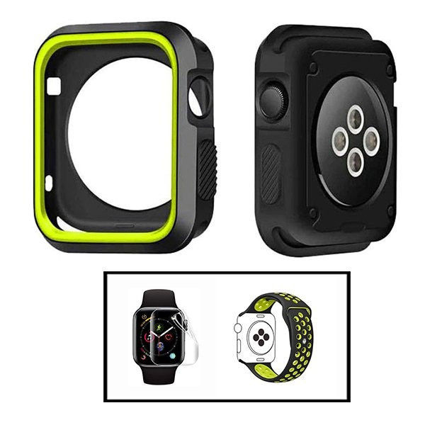 Accesorios compatibles para Apple Watch Series 3 38mm: funda, correa deportiva y protector hidrogel