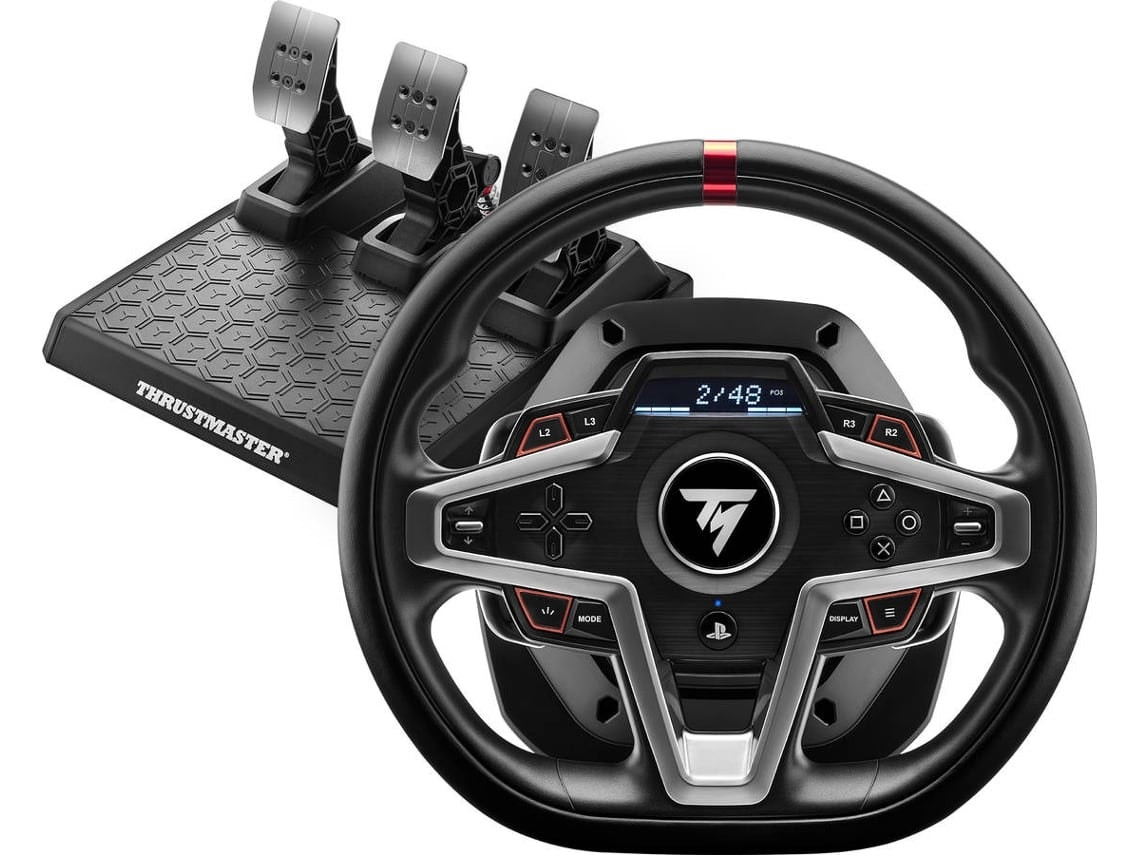Volante T248 y pedales para PS4 PS5 PC