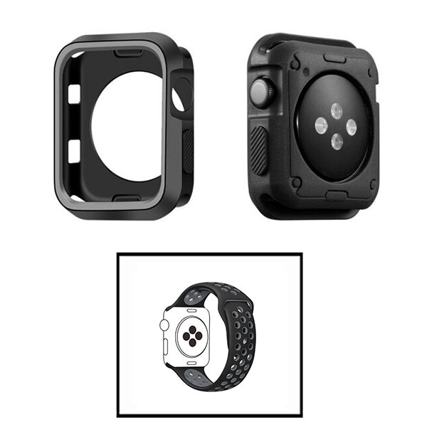 Funda y correa de reemplazo para Apple Watch Series 5 40 mm