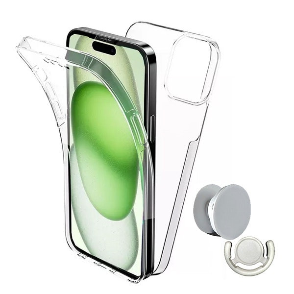Kit Funda 360° para iPhone 16 Pro Max con Gripholder y Soporte
