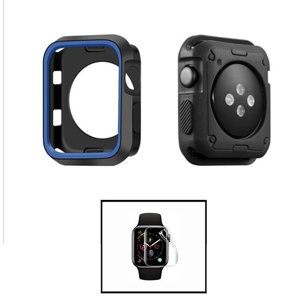 Military-grade case and hydrogel screen protector for Apple Watch Series 6