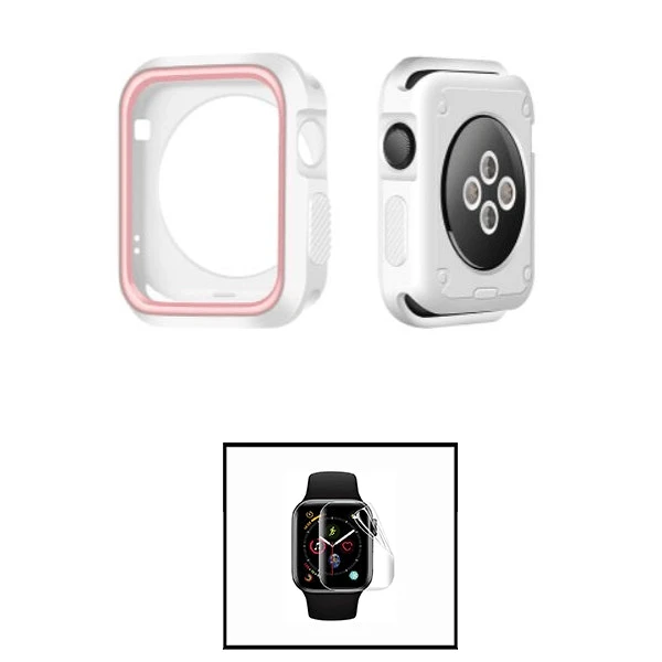 Funda Military DoubleColor con Protector Hidrogel para Apple Watch SE 40mm