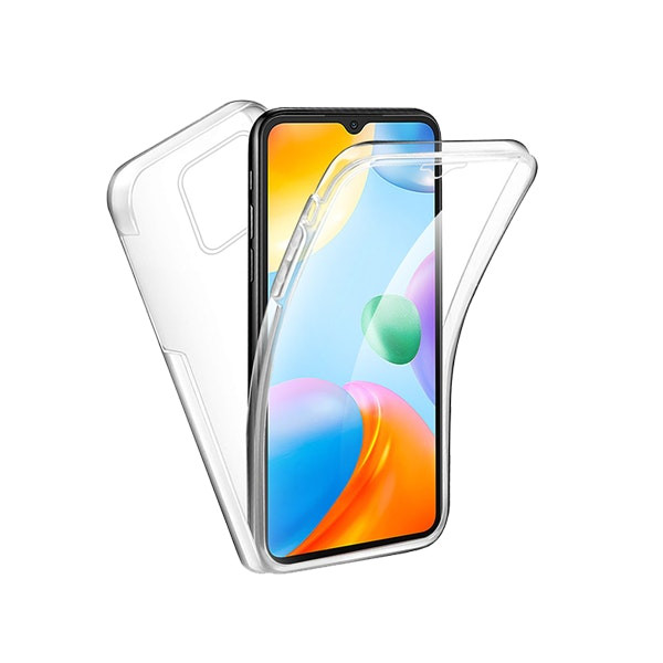 Funda 3 en 1 360º para Redmi 10C Transparente