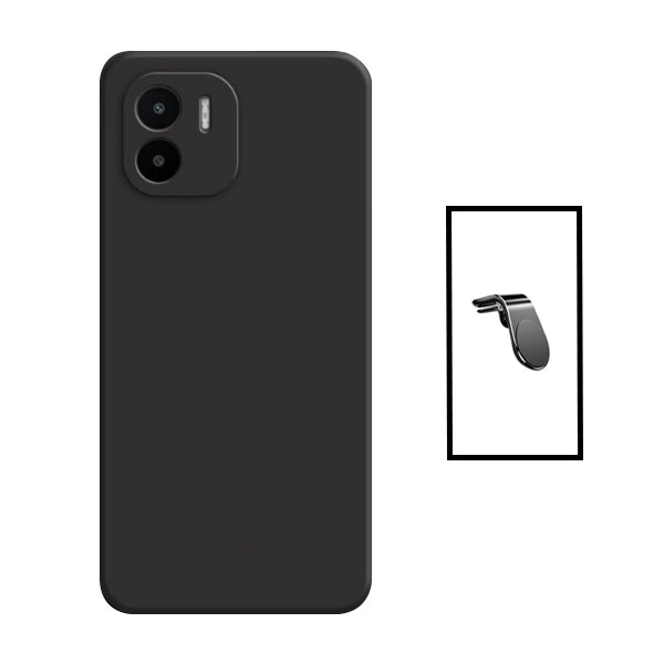 Magnetic car mount and liquid silicone case kit for Redmi A1