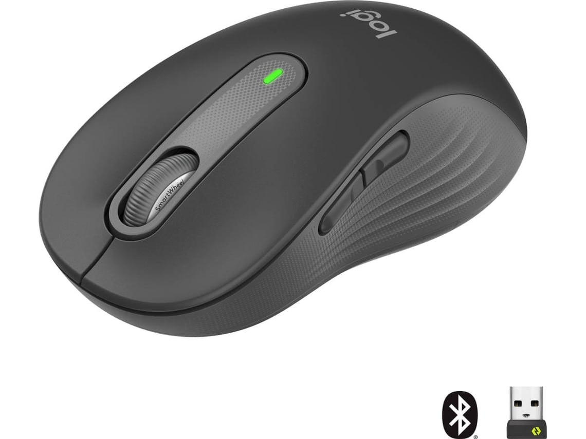 Raton Signature M650 L Inalámbrico - 2000 DPI - Gris