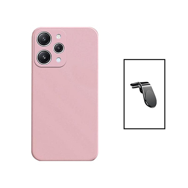 Funda de Silicona Líquida y Soporte Magnético para Coche