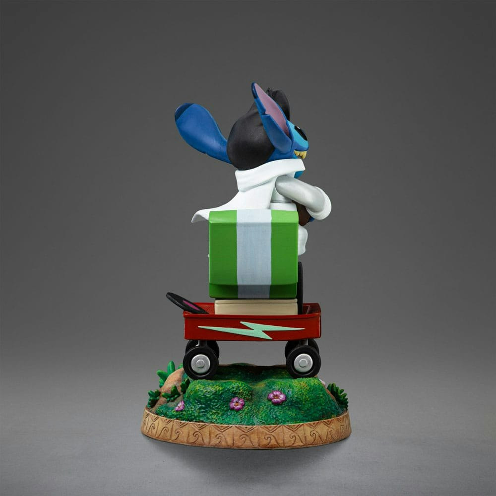 Estatua Art Scale 1/10 Stitch King of Rock - Figura de 17 cm