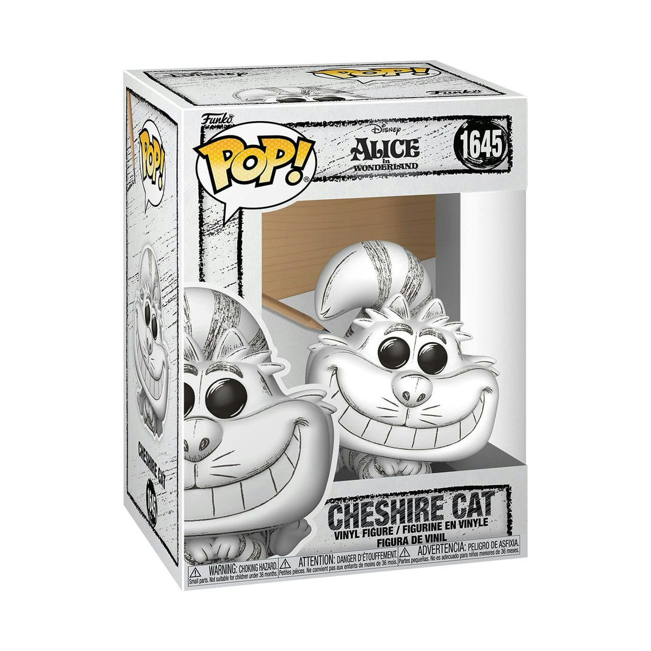 Figura de Vinilo POP! Sketched Cheshire Cat 9 cm