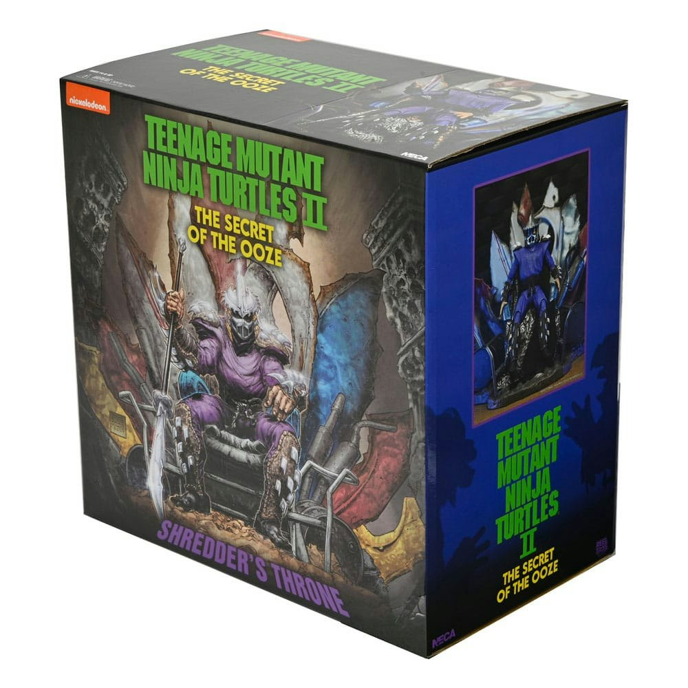 Diorama Trono de Shredder 27 cm para coleccionistas