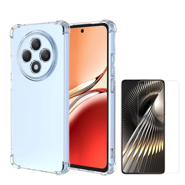 Funda Antigolpes y Cristal Templado para Reno12 FS 4G - Transparente