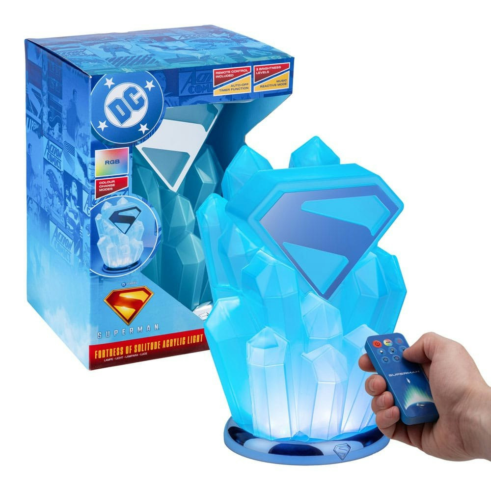 Luz Fortaleza de la Soledad de Superman 30 x 23 x 18 cm