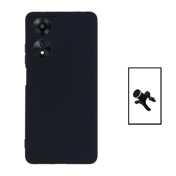 Kit soporte magnético y funda de silicona para Oppo A78