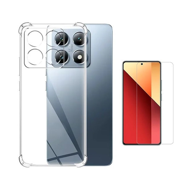 Funda antiimpactos y protector de vidrio para Xiaomi 14T