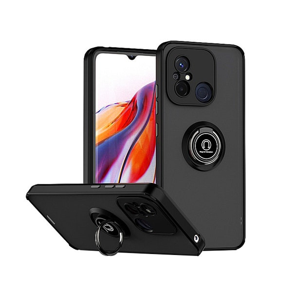 Clear Armor Ring case for Redmi 12C