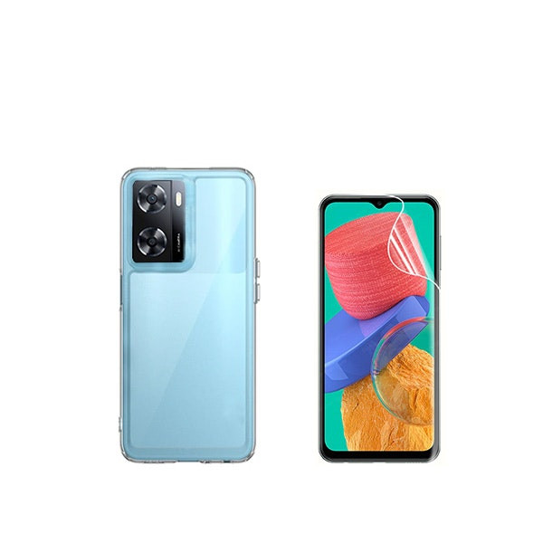 Funda anti‑impactos y protector hydrogel para Oppo A77 4G