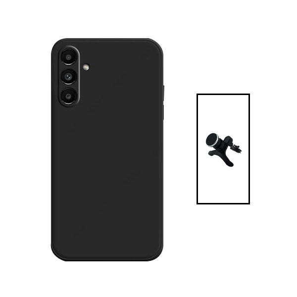 Liquid Silicone Case and Magnetic Car Mount for Samsung Galaxy A14