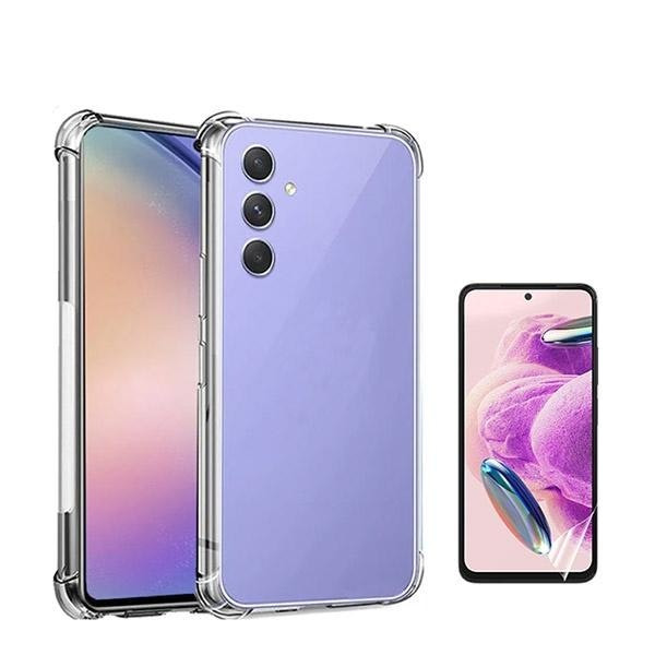 SuperProtect Anti-Shock Case with Hydrogel for Samsung Galaxy A35 5G - Transparent