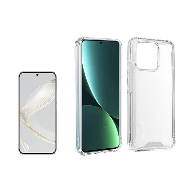Funda Antiimpacto y Protector Hydrogel Transparente para Xiaomi 13T Pro