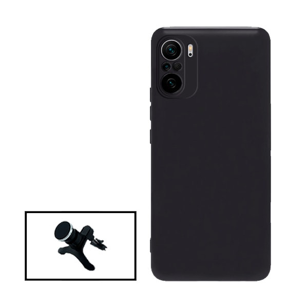 Liquid silicone case and magnetic car mount for Xiaomi 11T Pro