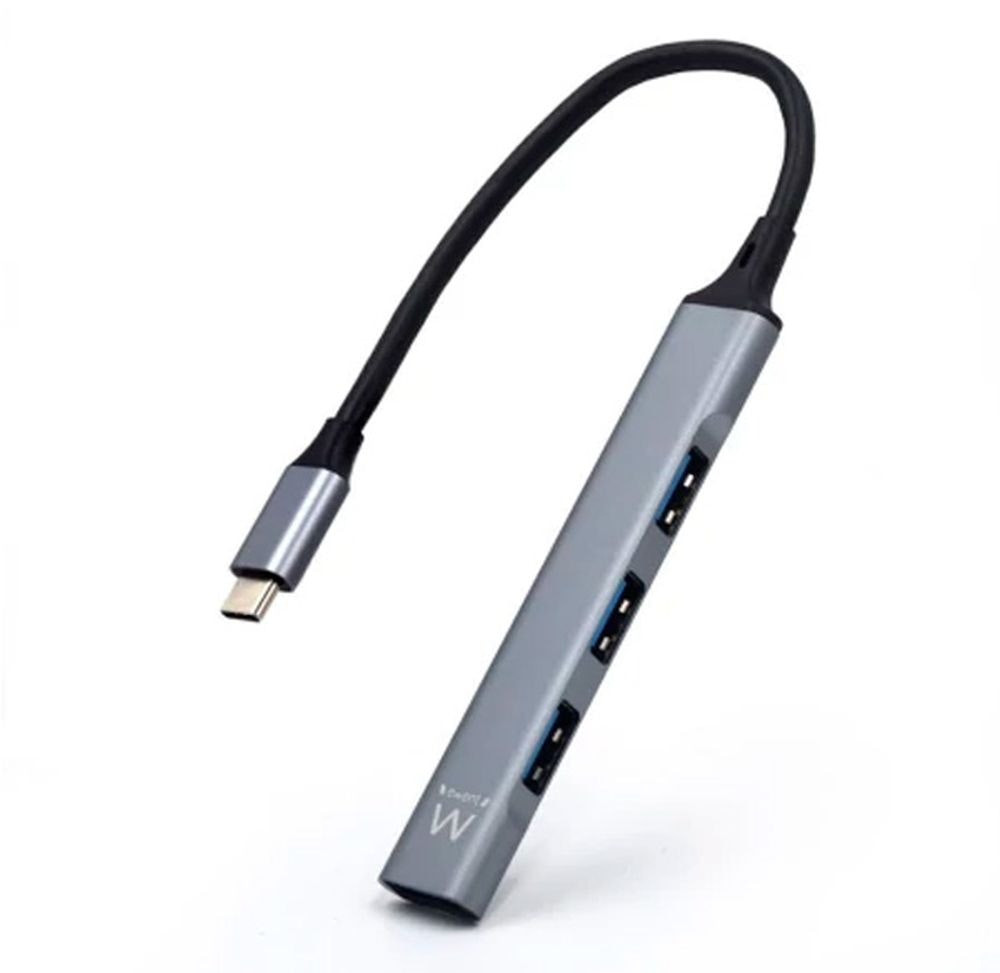 EWENT EW1145 USB-C Hub Grey