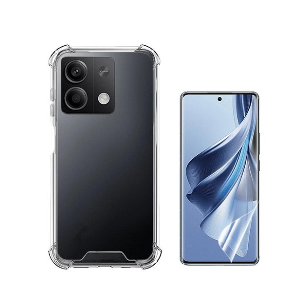 SuperProtect Anti-Shock Case with Hydrogel Screen Protector for Redmi Note 13 Pro
