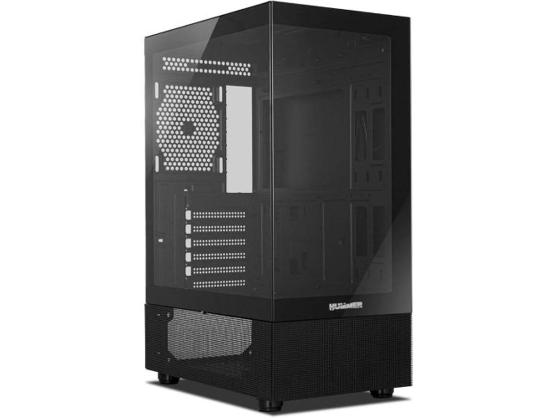 Caja NOX Hummer Vision ATX con USB 3.0 negro