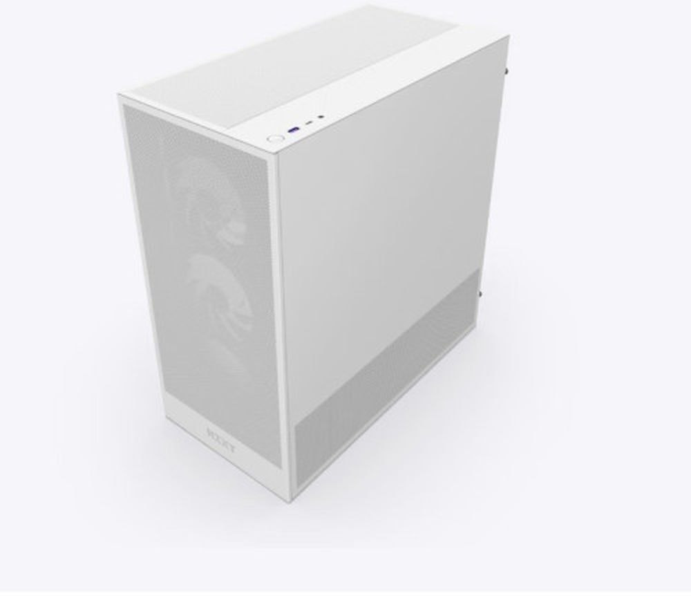 H5 Flow PC Case ATX with Perforated Front and RGB, Black