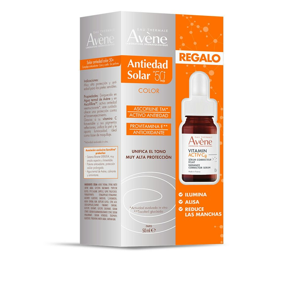 Anti-aging tinted sunscreen SPF50+ pack of 2