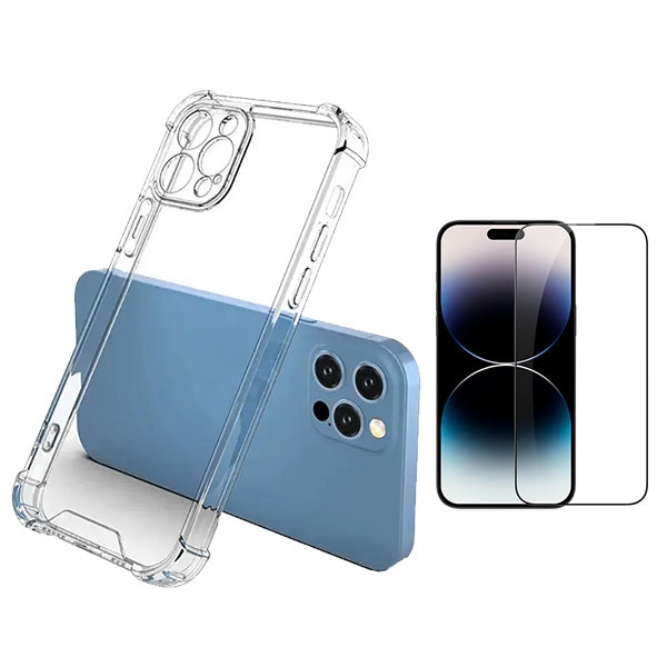 Funda SuperProtect Anti-Shock con Cristal Full Cover para iPhone 15 Pro Max