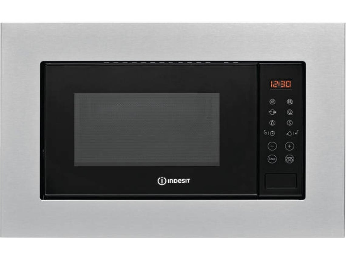 Micro-ondas Encastre INDESIT MWI 120GX (20 L - Com Grill - Inox)