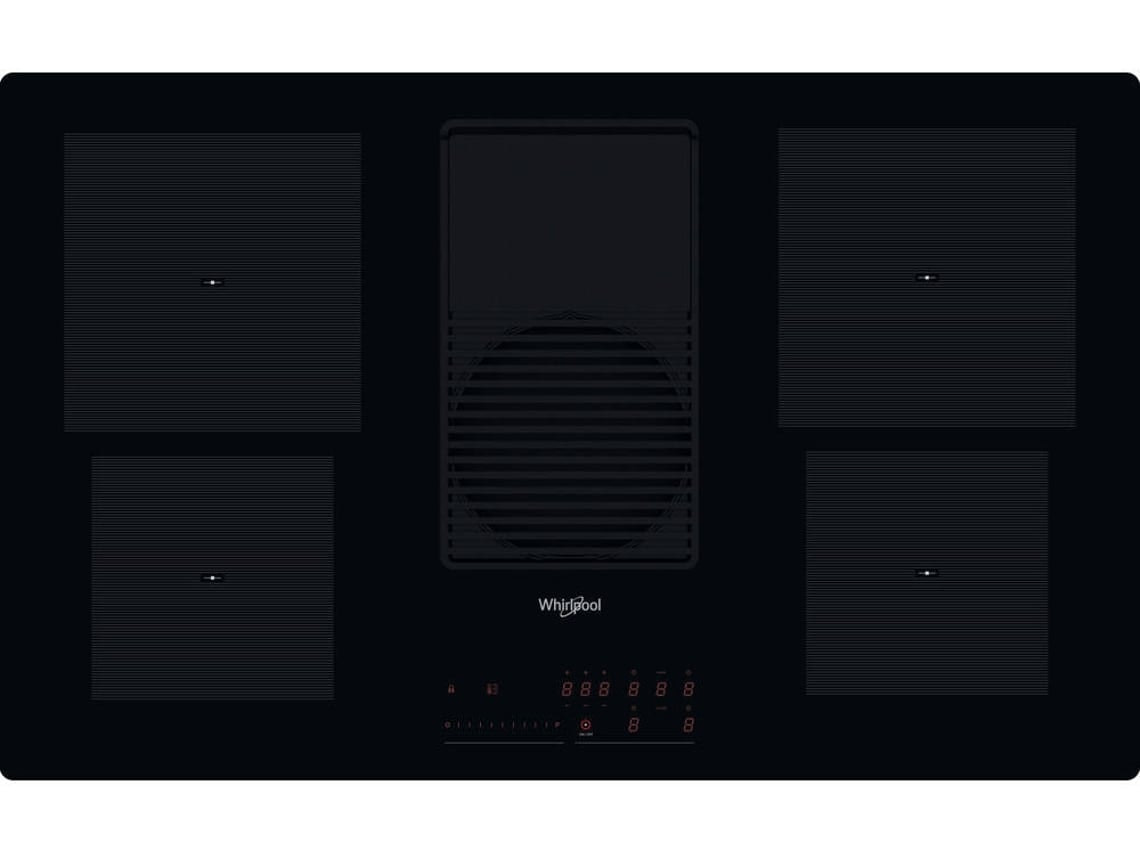 Placa de Indução com Exaustor WHIRLPOOL WVH 92 K/1 (Elétrica - 83 cm - Preto)