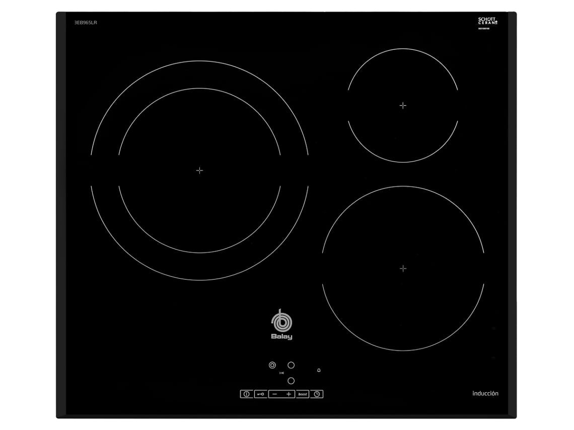 Placa de Indução BALAY 3EB965LR (Elétrica - 59.2 cm - Preto)
