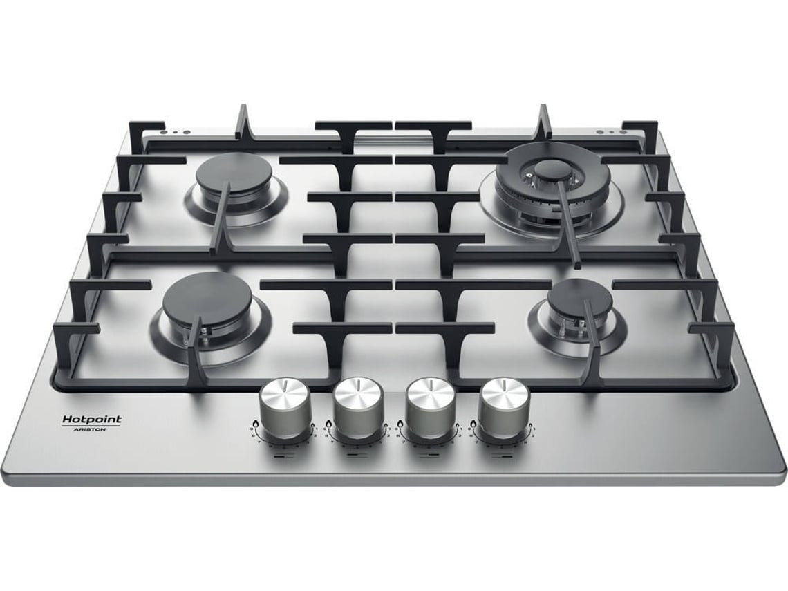 Placa de Gás HOTPOINT PPH 60G DF IX (Gás Natural - 59 cm - Inox)