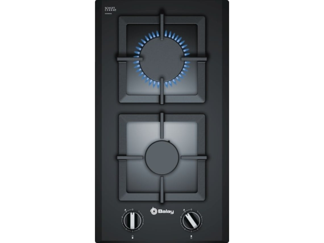 Placa de Gás BALAY 3ETG632HB (Gás Butano-Propano - 28.8 cm - Preto)