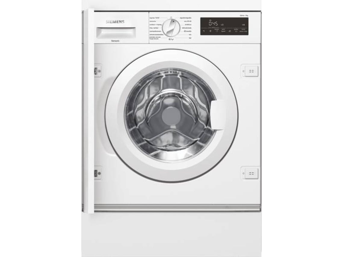 Máquina de Lavar Roupa Encastre SIEMENS WI14W542ES (8 kg - 1400 rpm - Branco)