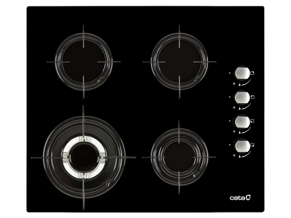 Placa de Gás CATA CI 631 BK (Gás Natural - 59 cm - Preto)