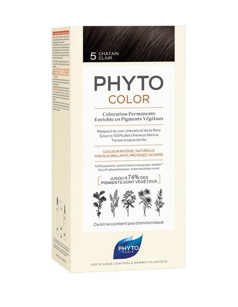 Phyto permanent hair colour 5 Light Brown
