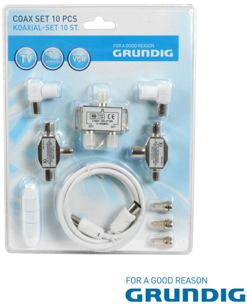 Coaxial cable and connector kit 10 pieces