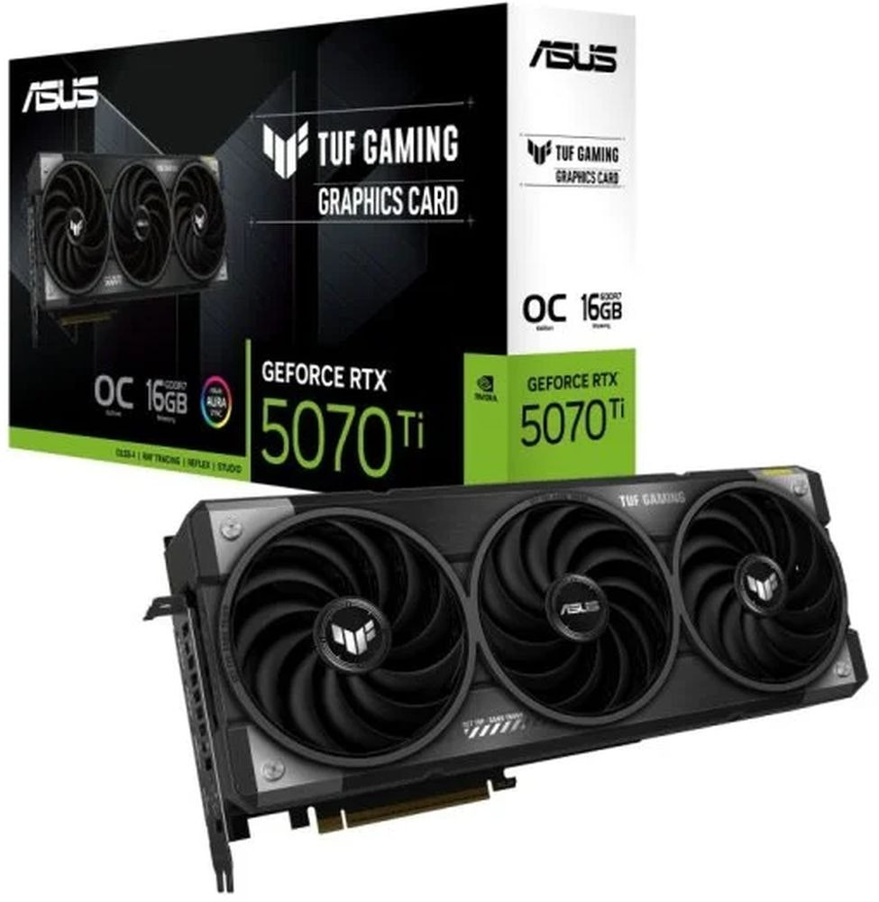 TUF GeForce RTX 5070 Ti 16GB GDDR7 Edición OC - Tarjeta gráfica