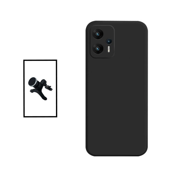 Kit soporte magnético y funda de silicona líquida para Redmi K50i